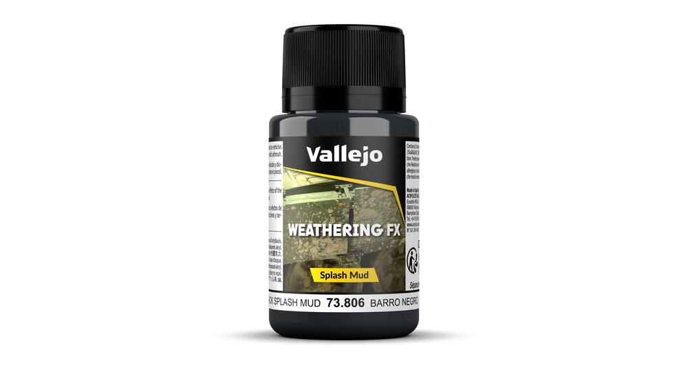 Vallejo - Weathering Effects - Black Splash Mud 40ml
