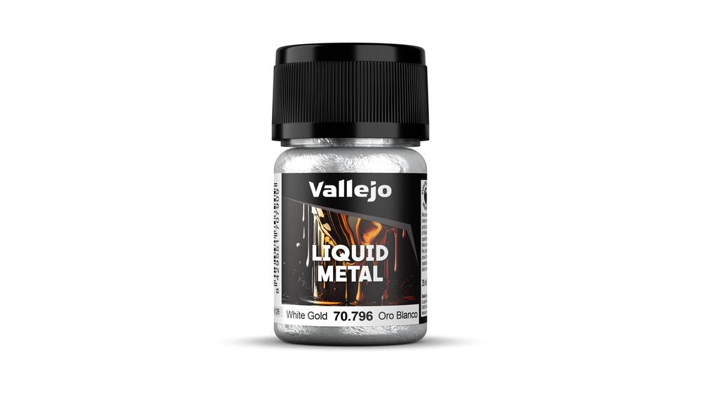 Vallejo - Liquid Metal - White Gold
