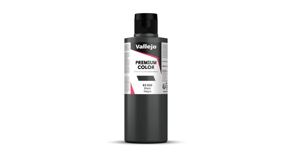 Vallejo - Premium Color - Black 200ml