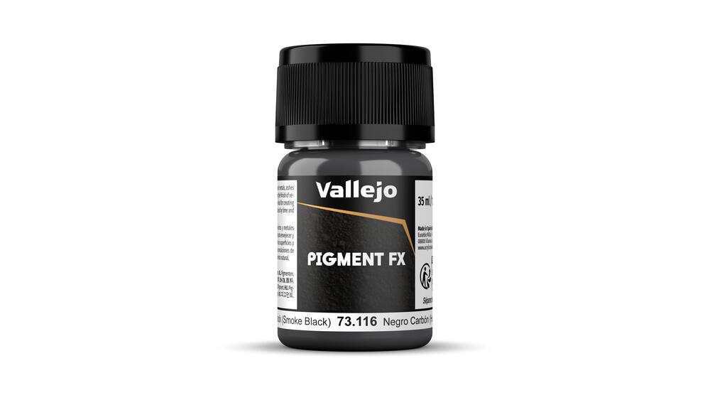 Vallejo - Pigments - Carbon Black (Smoke Black) 30ml