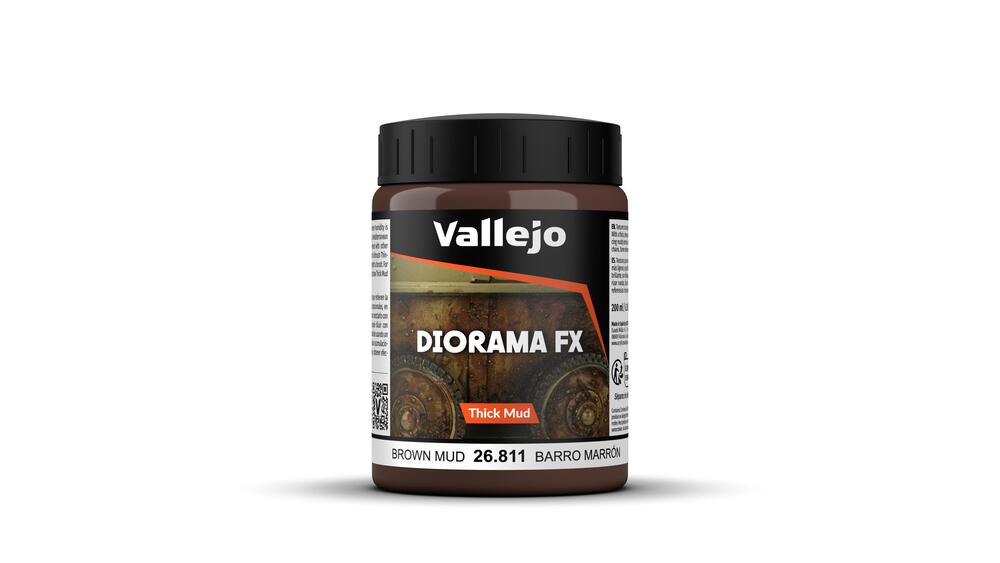 Vallejo - Diorama Effects - Brown Thick Mud 200ml
