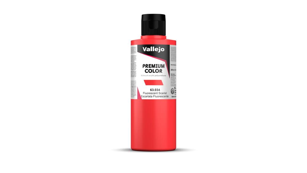Vallejo - Premium Color - Fluorescent Scarlet 200ml