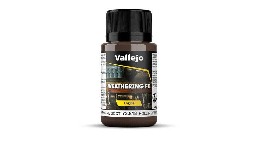 Vallejo - Weathering Effects - Brown Engine Soot 40ml