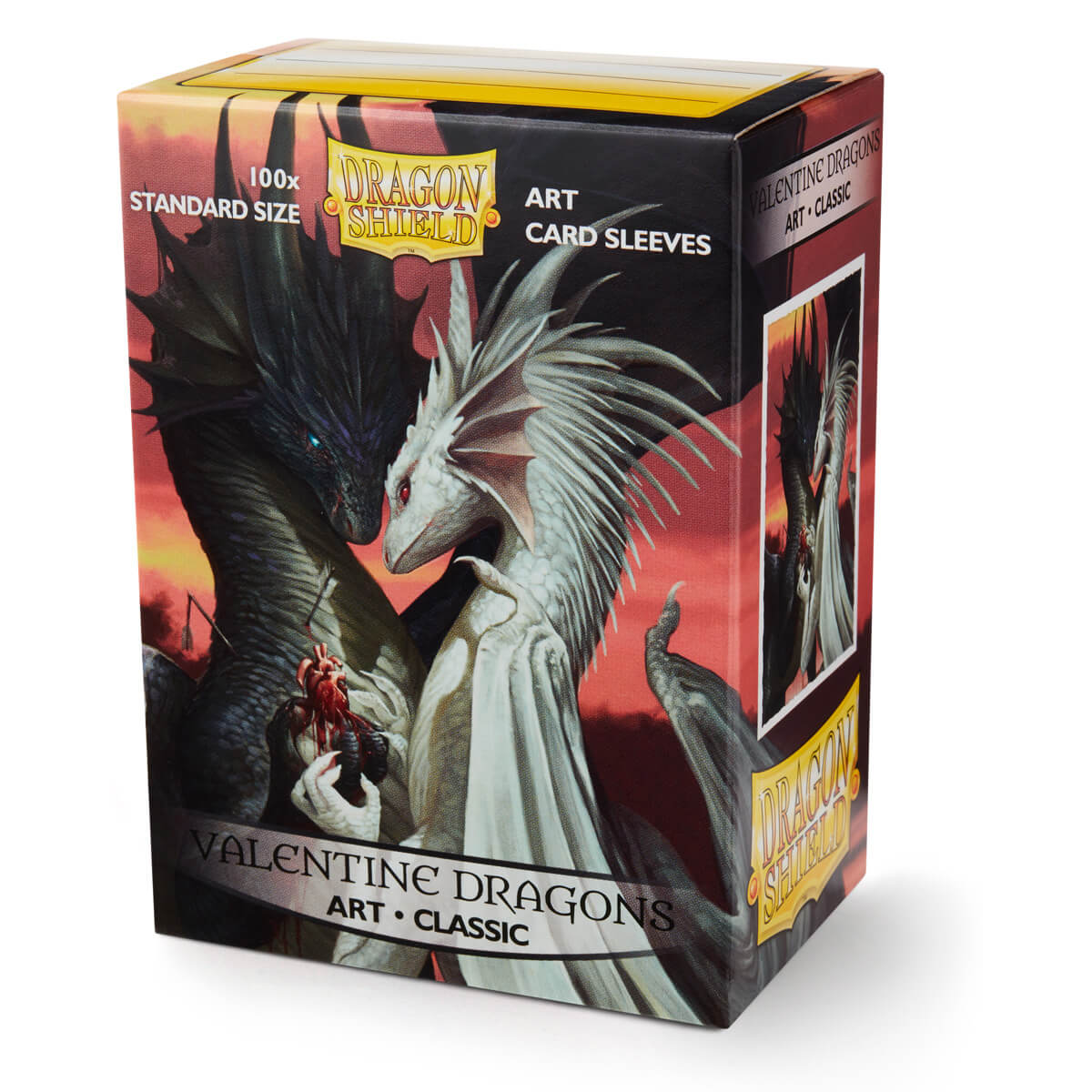 DS Sleeves (100) Valentine Dragon Classic Art