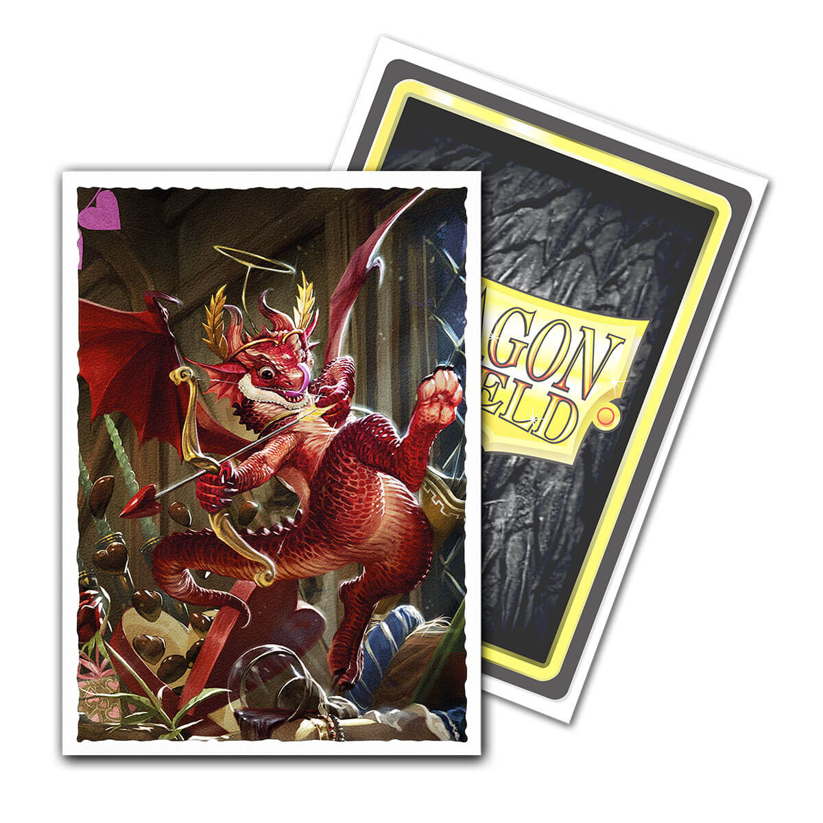 DS Sleeves (100) Valentine Dragon 2 Matte Art - Image 3