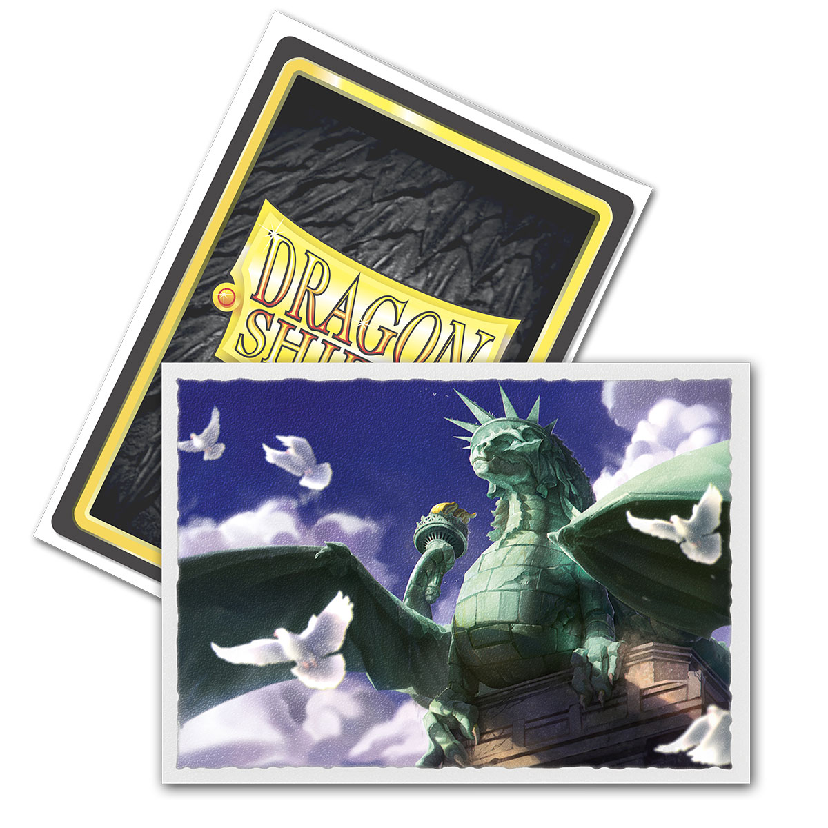 DS Sleeves (100) Dragon of Liberty Matte Art - Image 3
