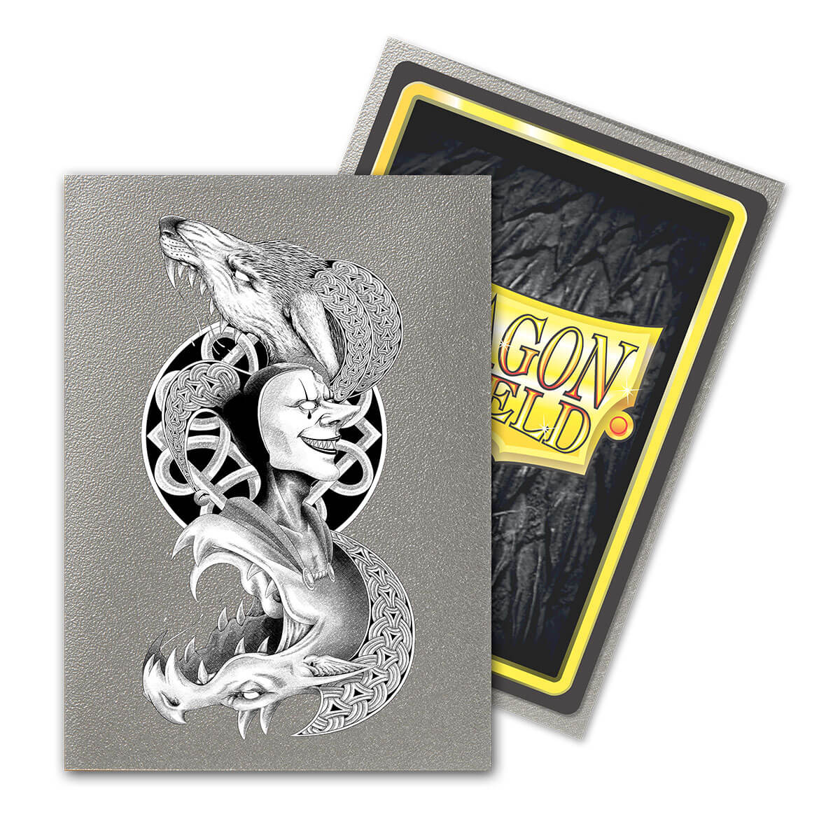 DS Sleeves (100) Silver Art - 'Loki' Matte Art - Image 2
