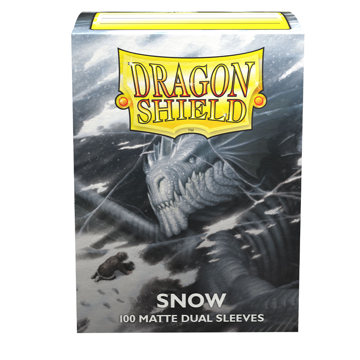 DS Sleeves (100) Dual Matte - Snow - Image 2