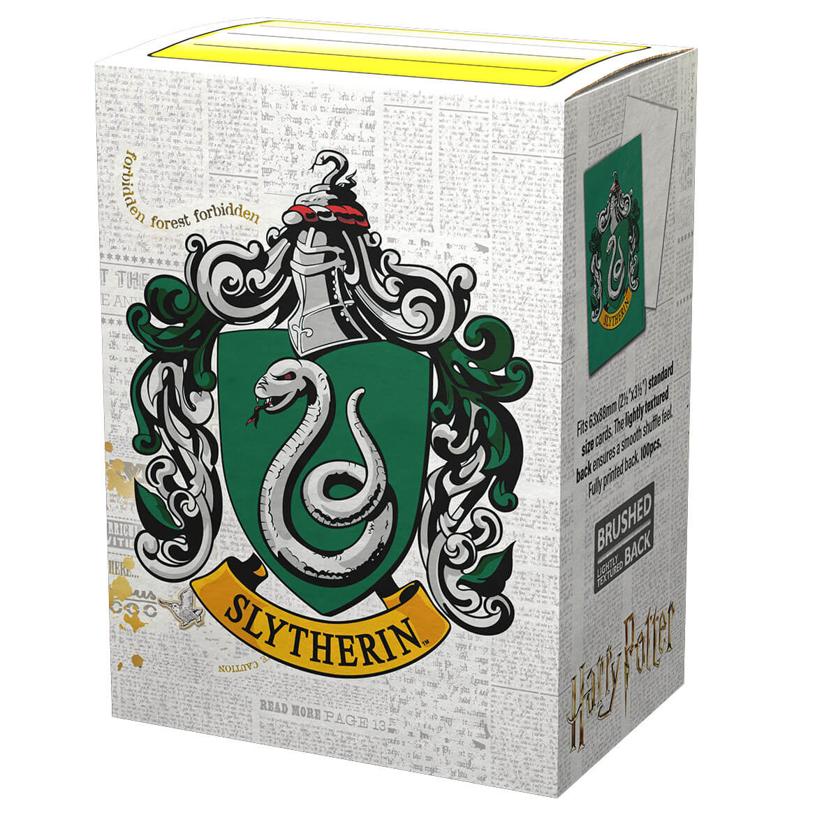 DS Sleeves (100) Slytherin Brushed Art