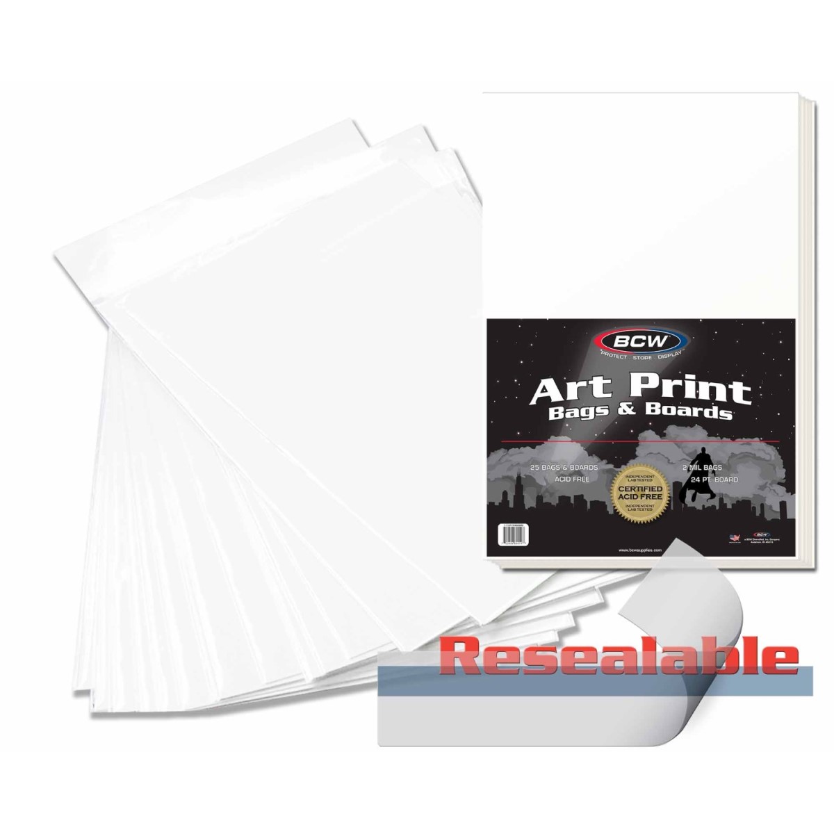 BCW Premade 11x17 Bag and board