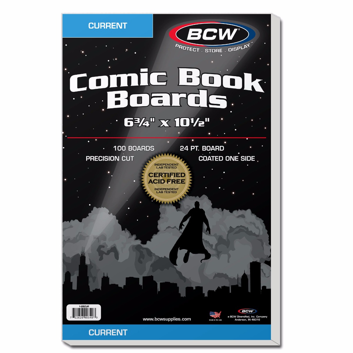 BCW Comic Backing Boards Current 6 3/4 x 10 1/2