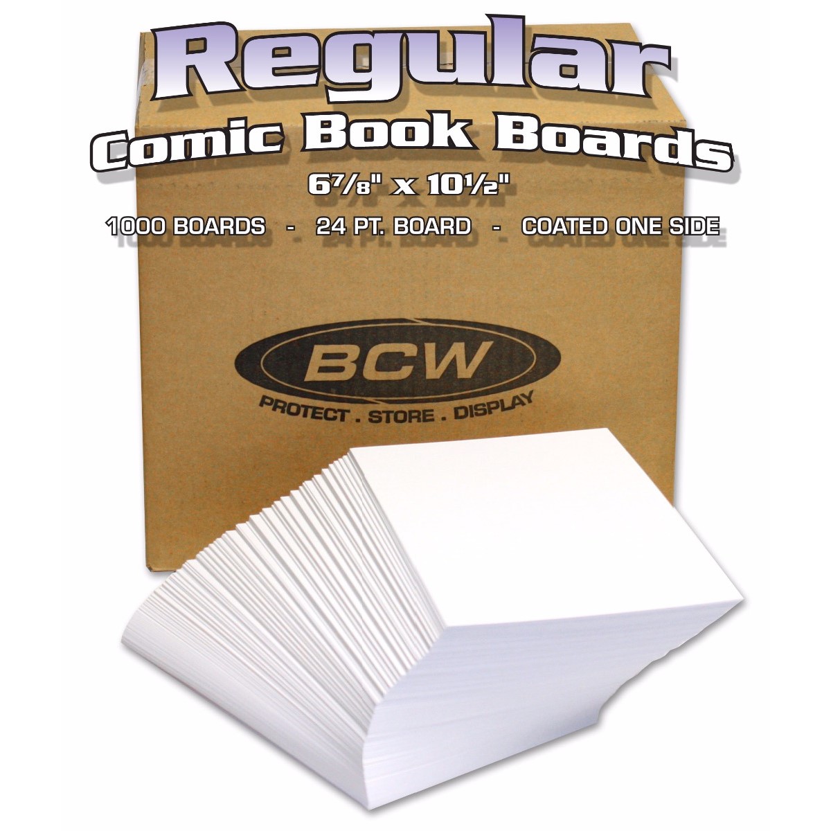 BCW Comic Backing Boards Regular 6 7/8 BULK1000pc
