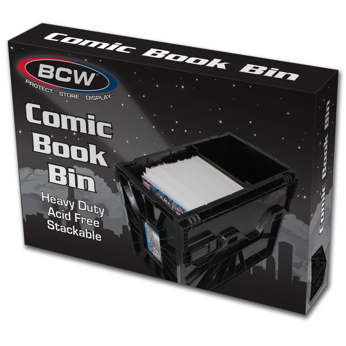 BCW Comic Bin 'Short' Black