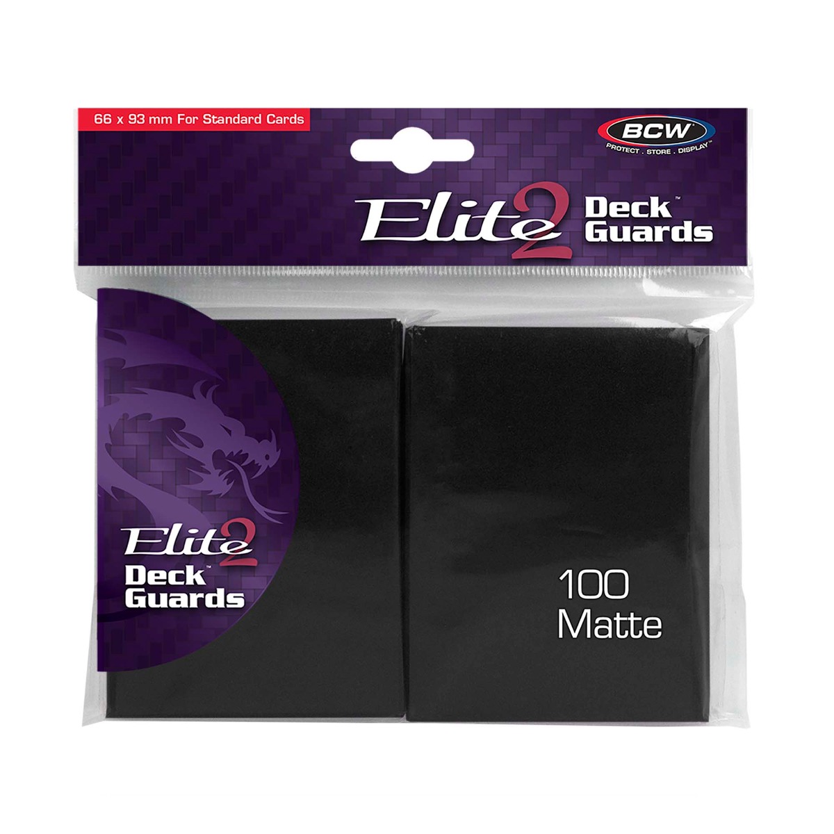 BCW Sleeves - Deck Guard Elite 2 (100) Black