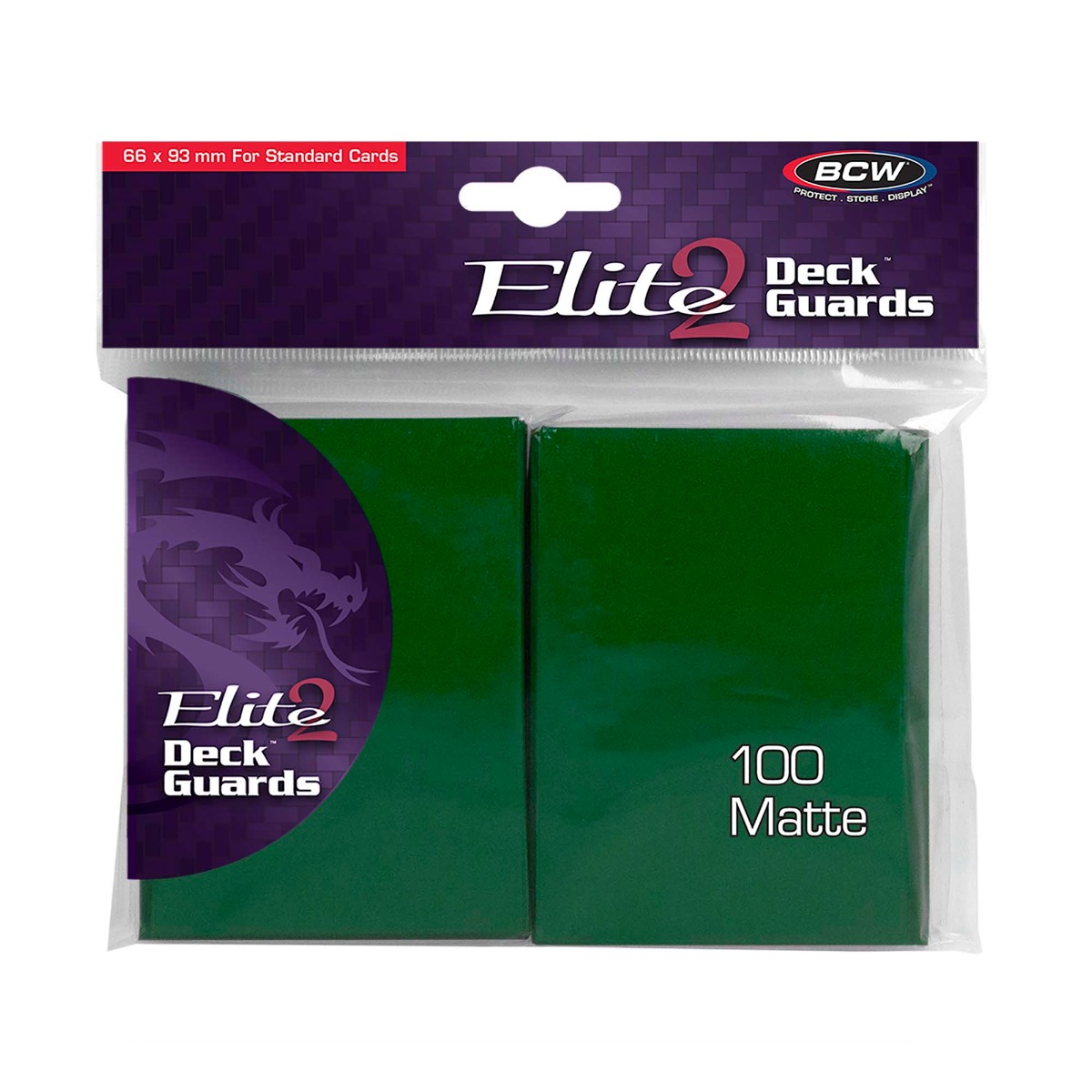 BCW Sleeves - Deck Guard Elite 2 (100) Green