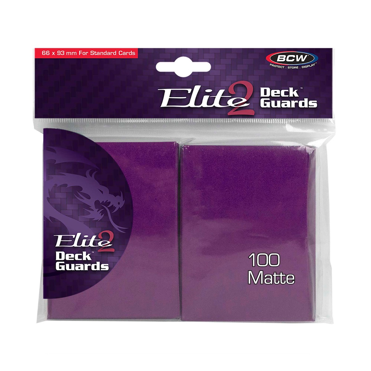 BCW Sleeves - Deck Guard Elite 2 (100) Mulberry