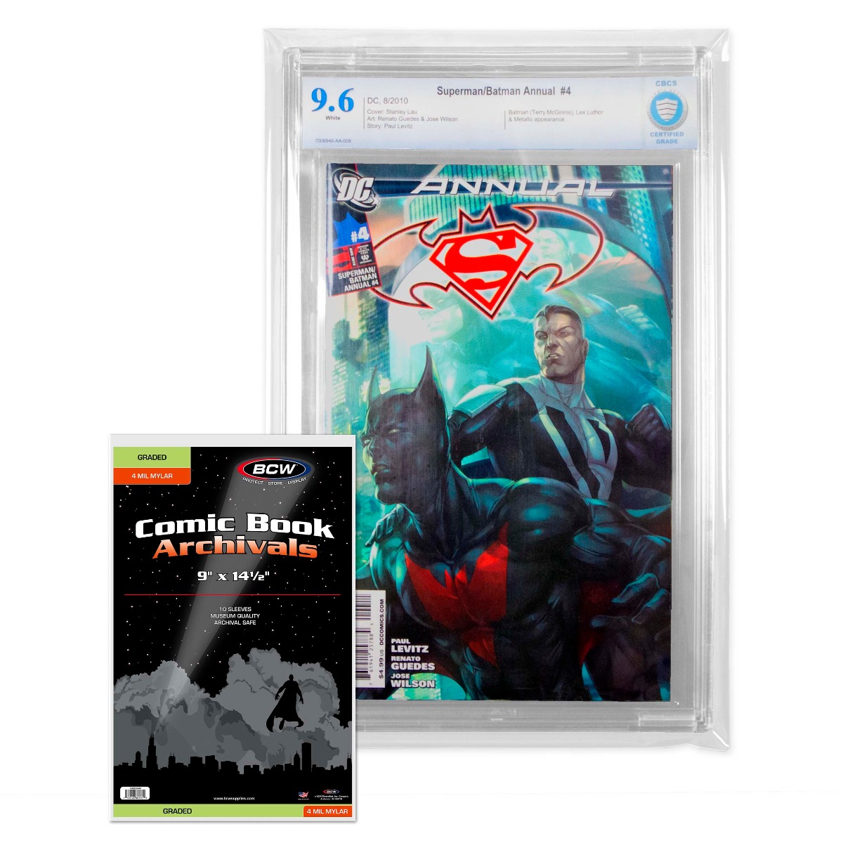 BCW Comic Mylar Sleeves Graded '4 MIL' 9 X 14 1/2 - Image 2