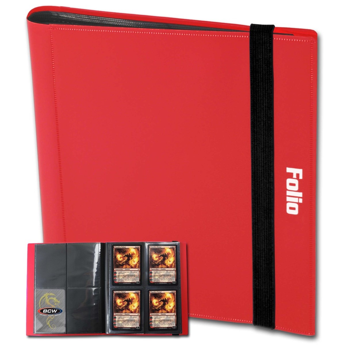 BCW Pro-Folio 4-Pocket Red