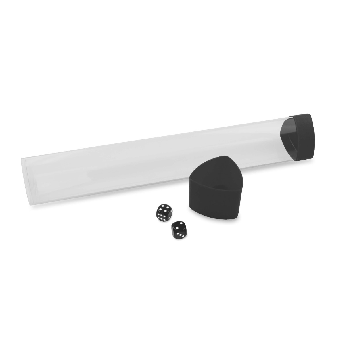 BCW Playmat tube with Dice holder Black - Image 3