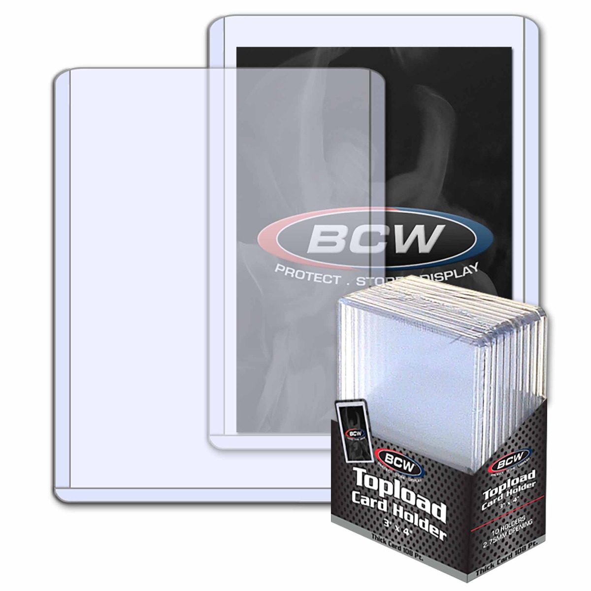 BCW Topload Holder 3 X 4 X 2.75 (108pt) 10pc