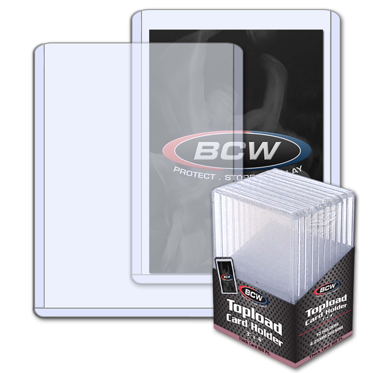 BCW Topload Holder 3 X 4 X 4.25 (168pt) 10pc