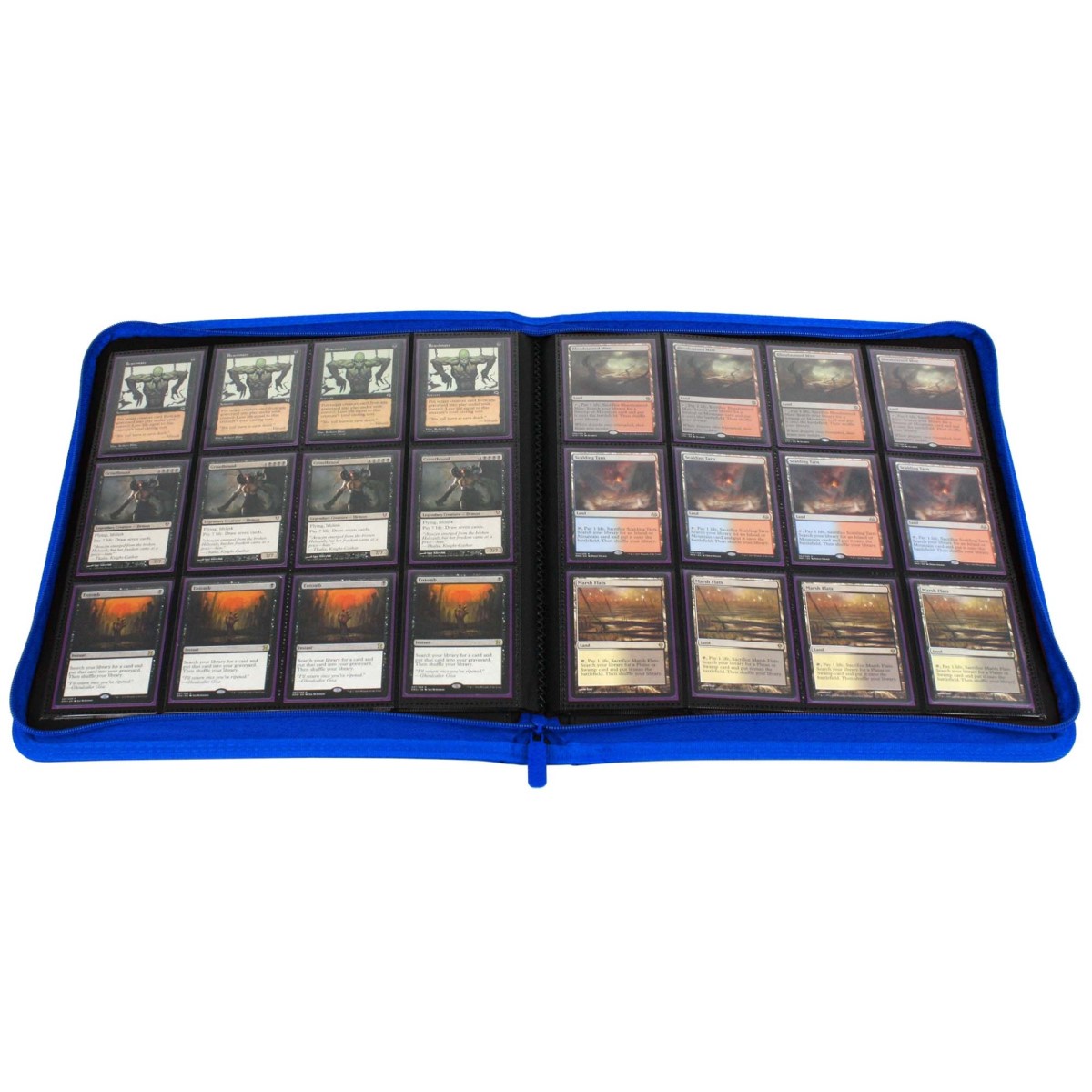 BCW Zipper Folio 12-Pocket LX Blue - Image 3