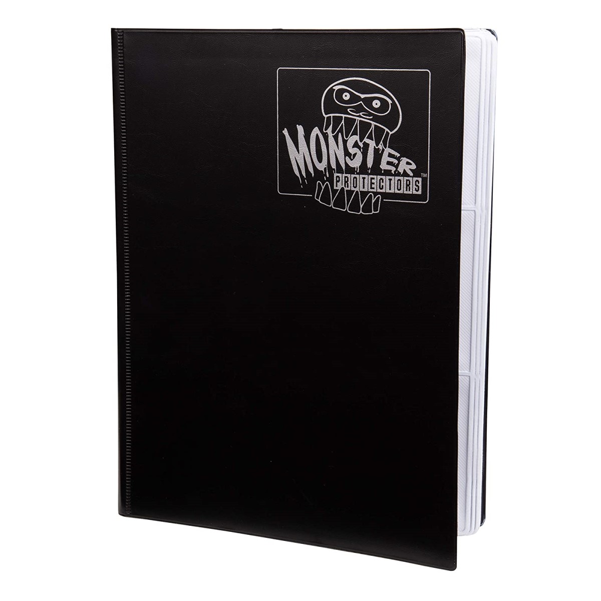 MONSTER 9-Pocket Folder Black w/ white pages