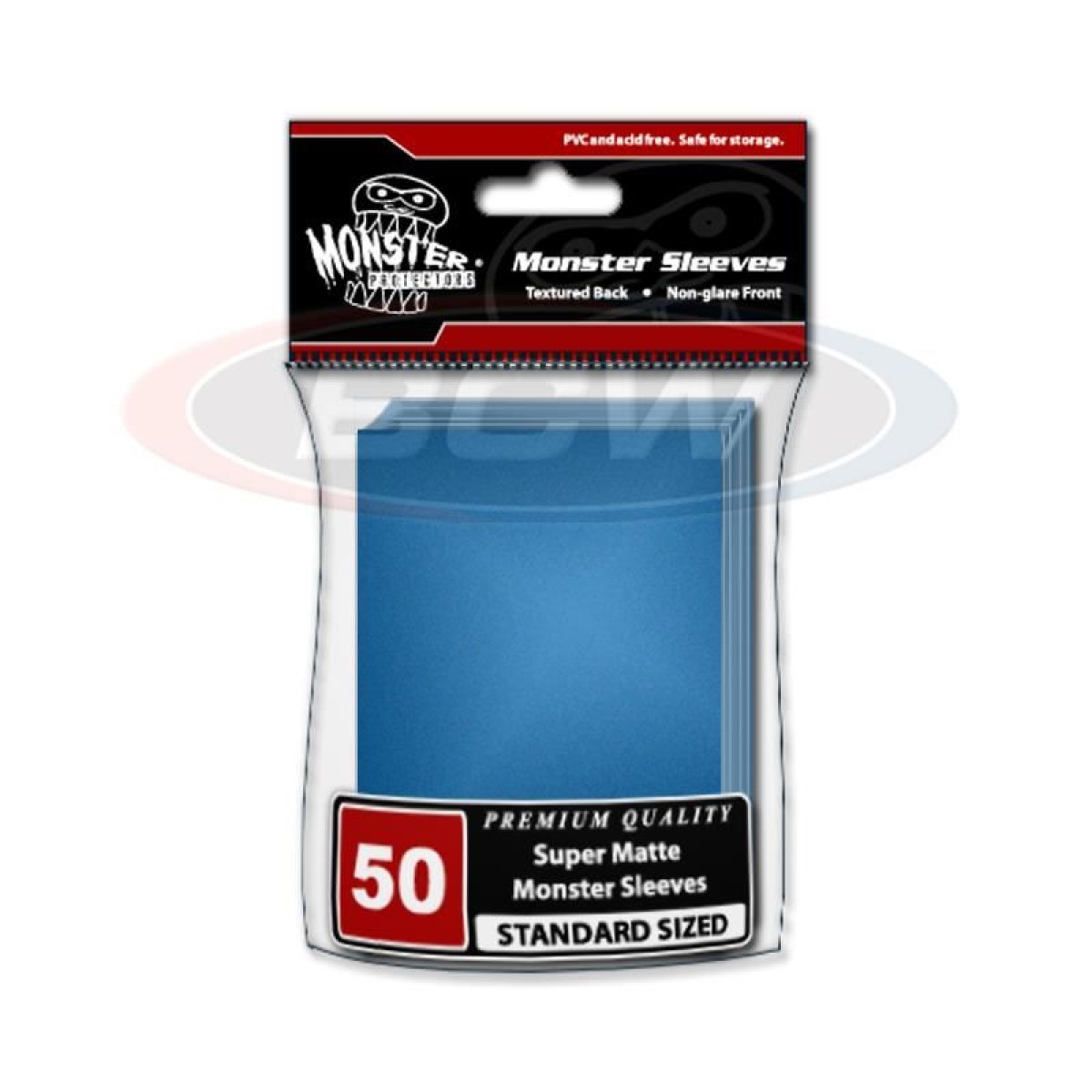 MONSTER Sleeves (50) Blue Matte