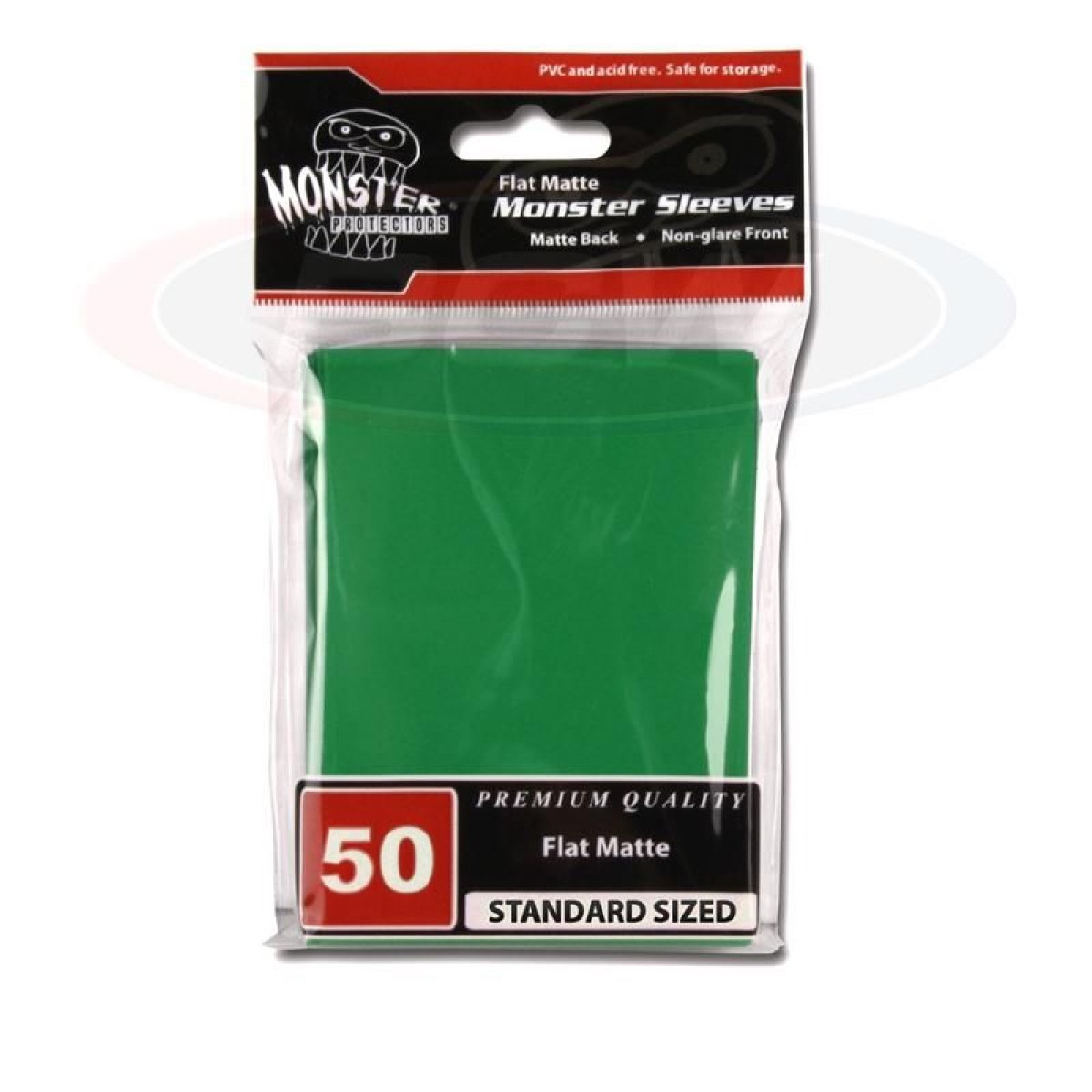 MONSTER Sleeves (50) Green Matte