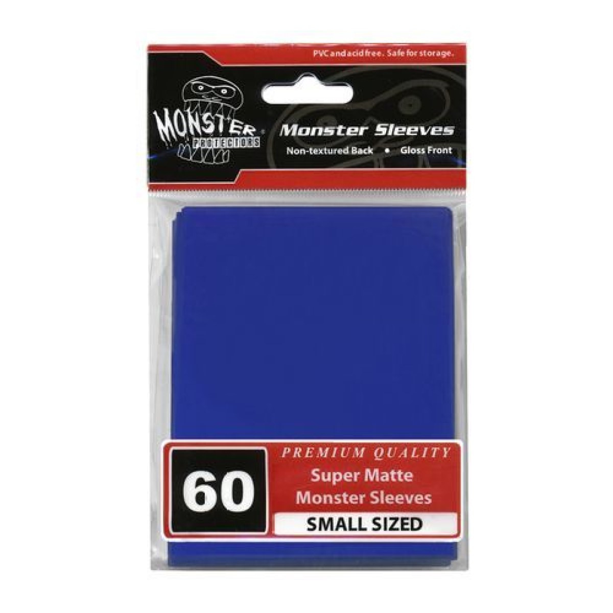 MONSTER Yugioh Sleeves (60) Blue Matte - Small