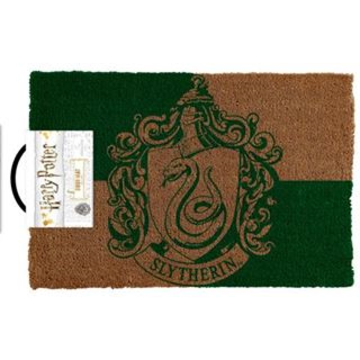 Licensed Doormat - Harry Potter Slytherin Crest