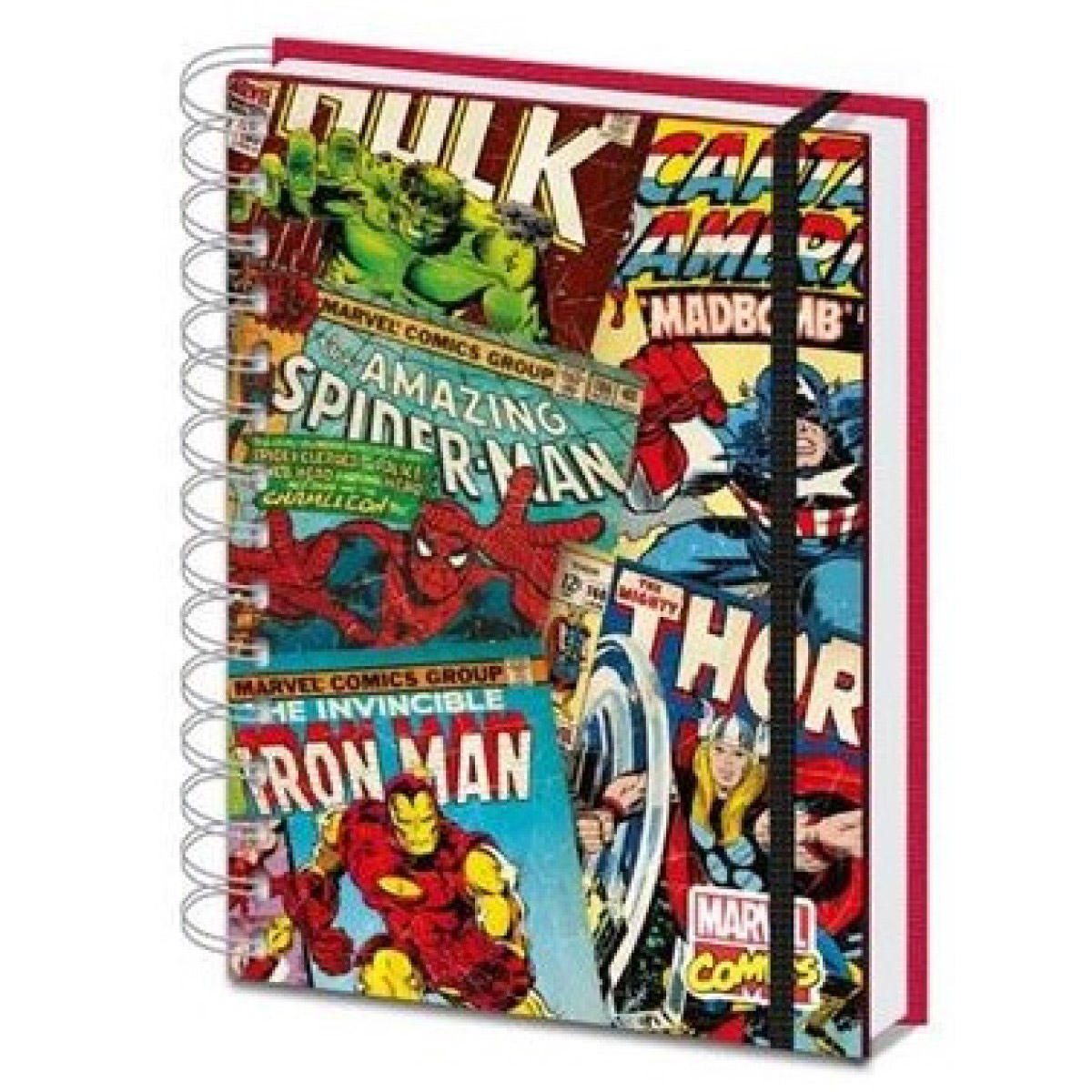 Licensed Wiro Notebook - Marvel Comics Montage