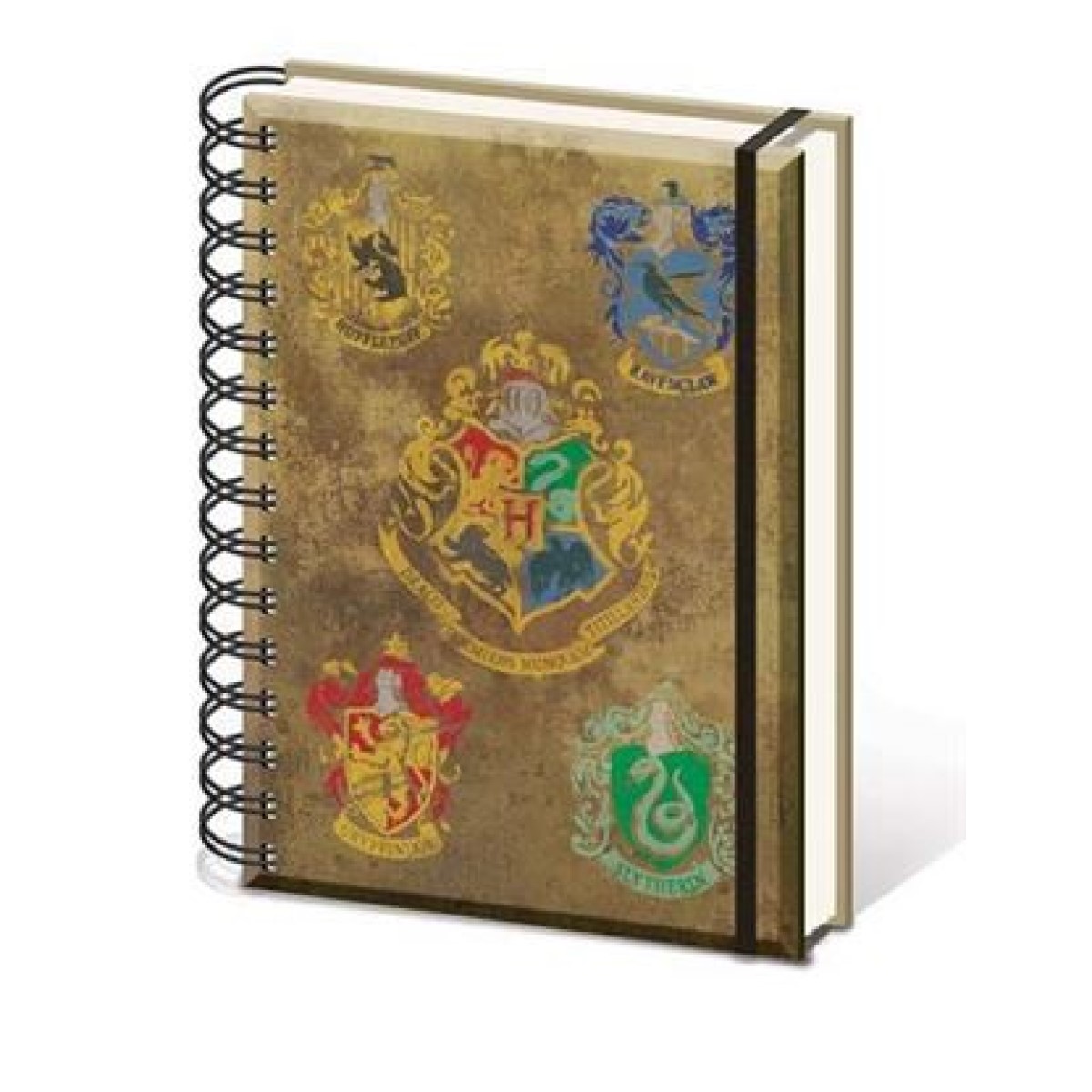 Licensed Wiro Notebook - Harry Potter Crests