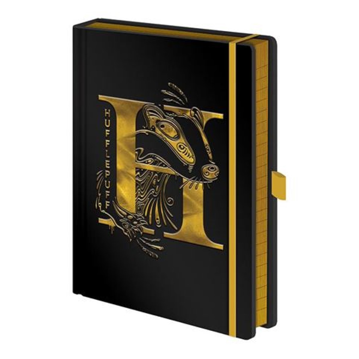 Licensed Premium Notebook - HP Hufflepuff Foil