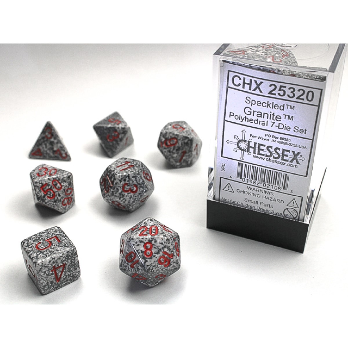 Chessex - Granite Speckled Polyhedral 7-Die Set