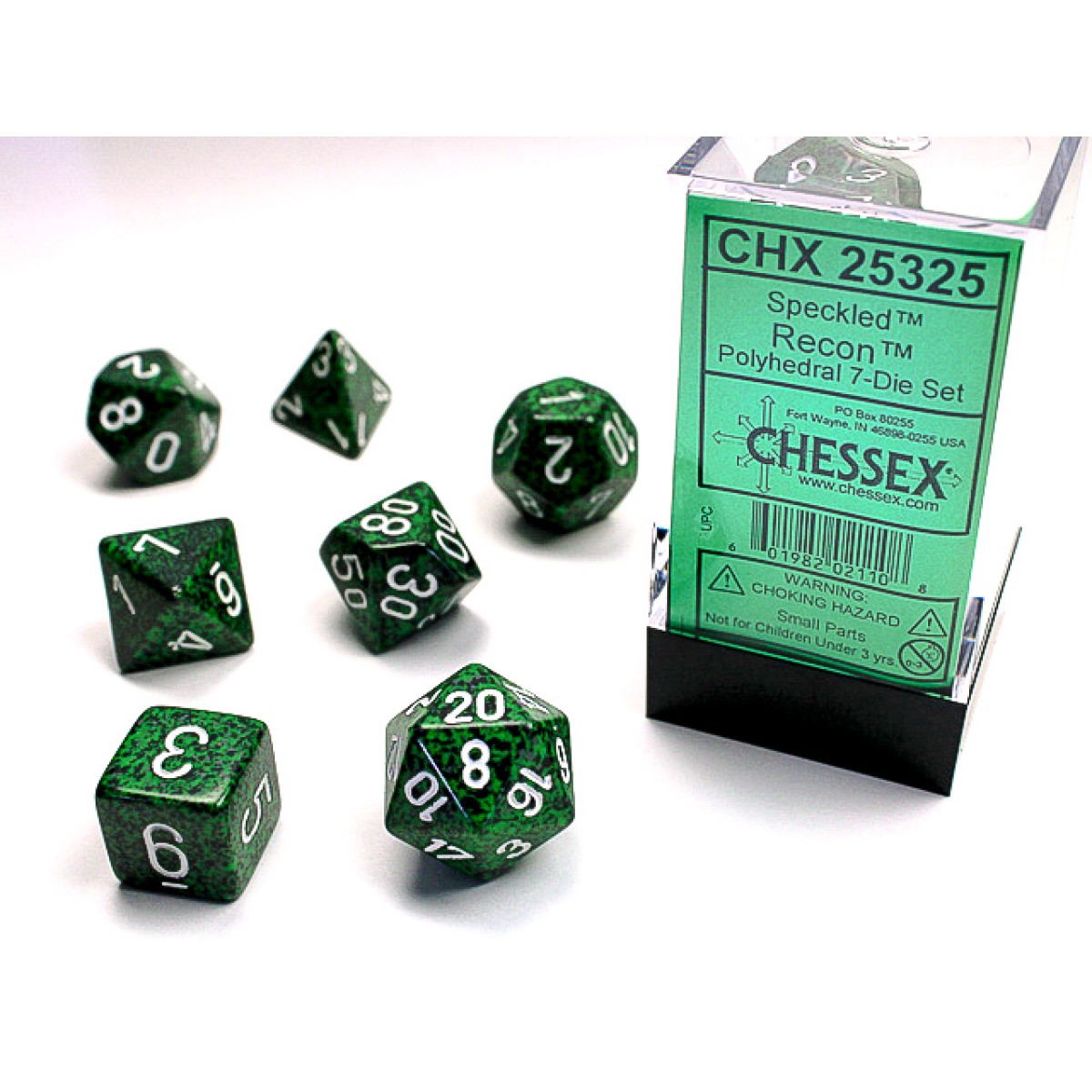 Chessex - Recon Speckled Polyhedral 7-Die Set