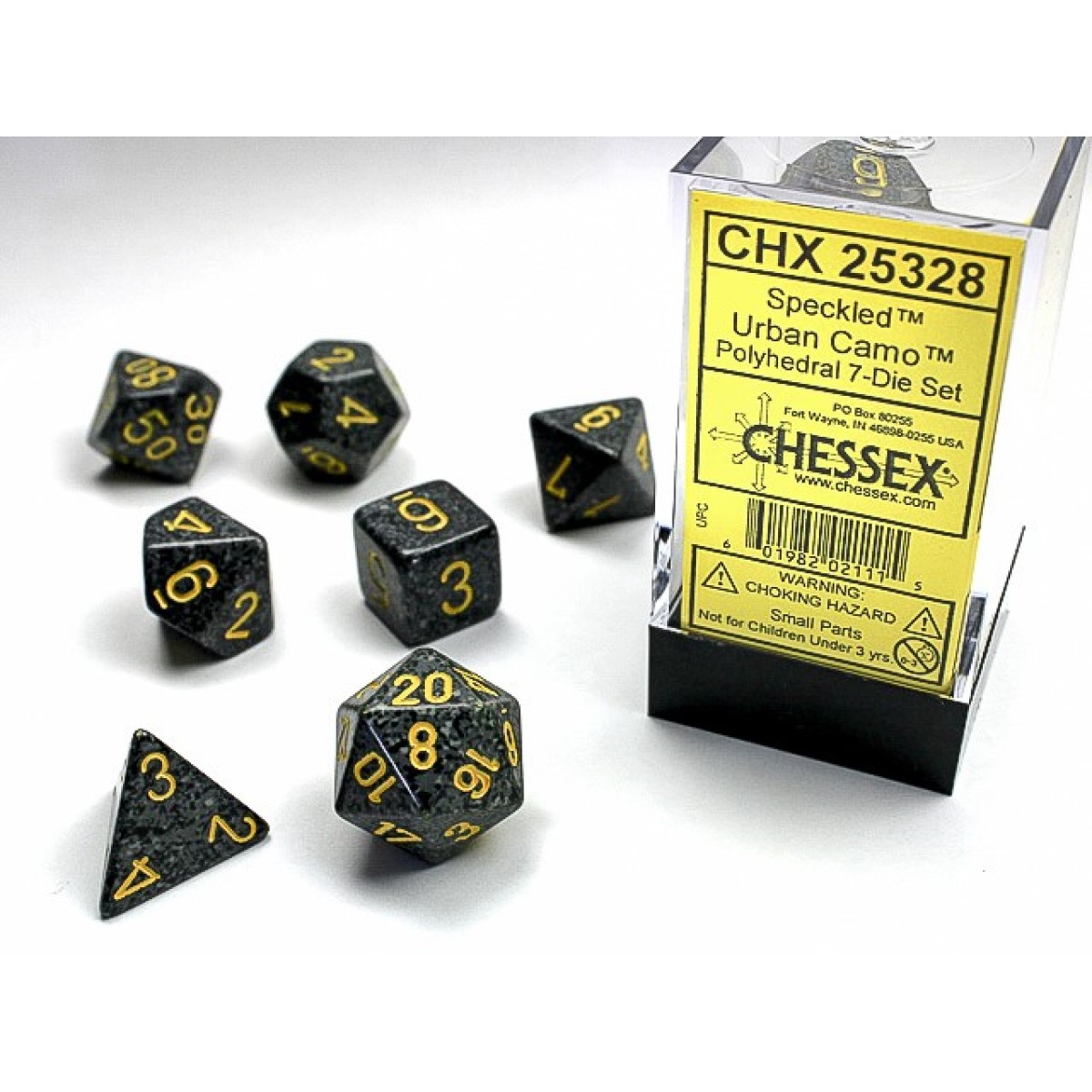 Chessex - Urban Camo Speckled Polyhedral 7-Die Set