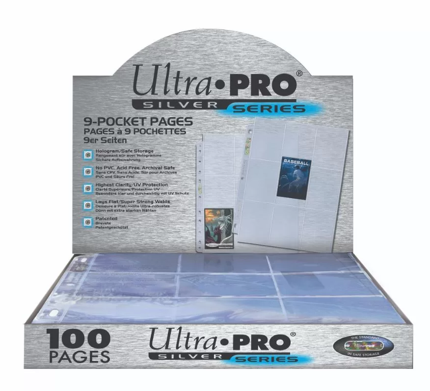Ultra Pro: 9-Pocket Silver Series Page for Standard - Image 2