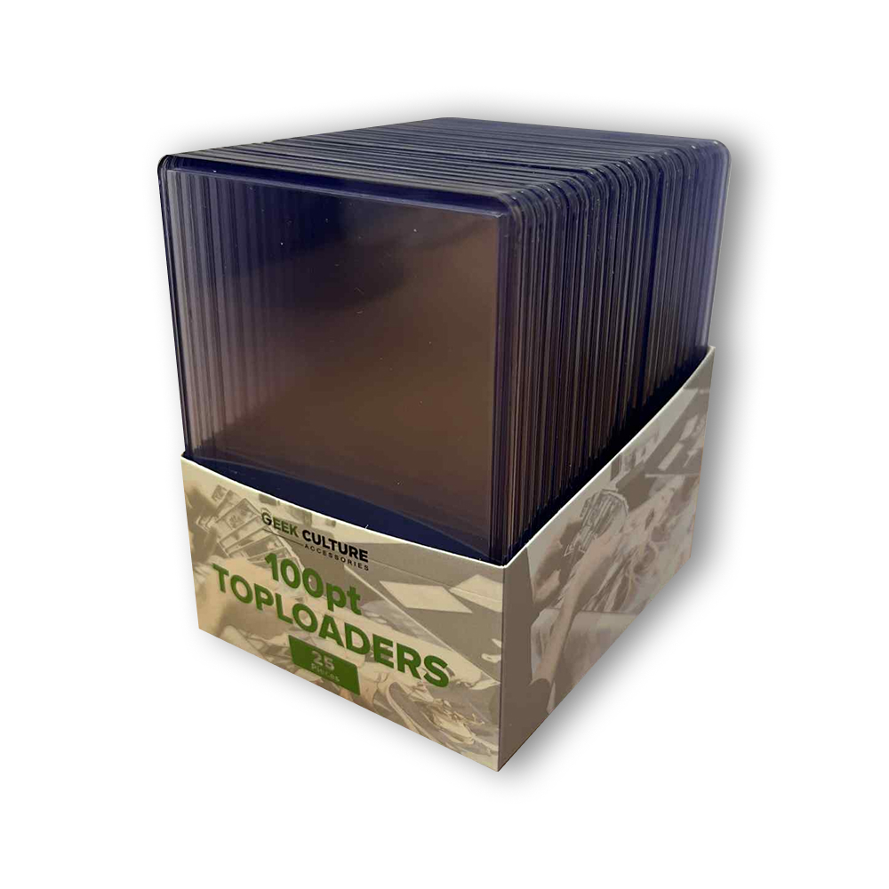 Geek Culture - 100pt Medium Toploaders (25ct)