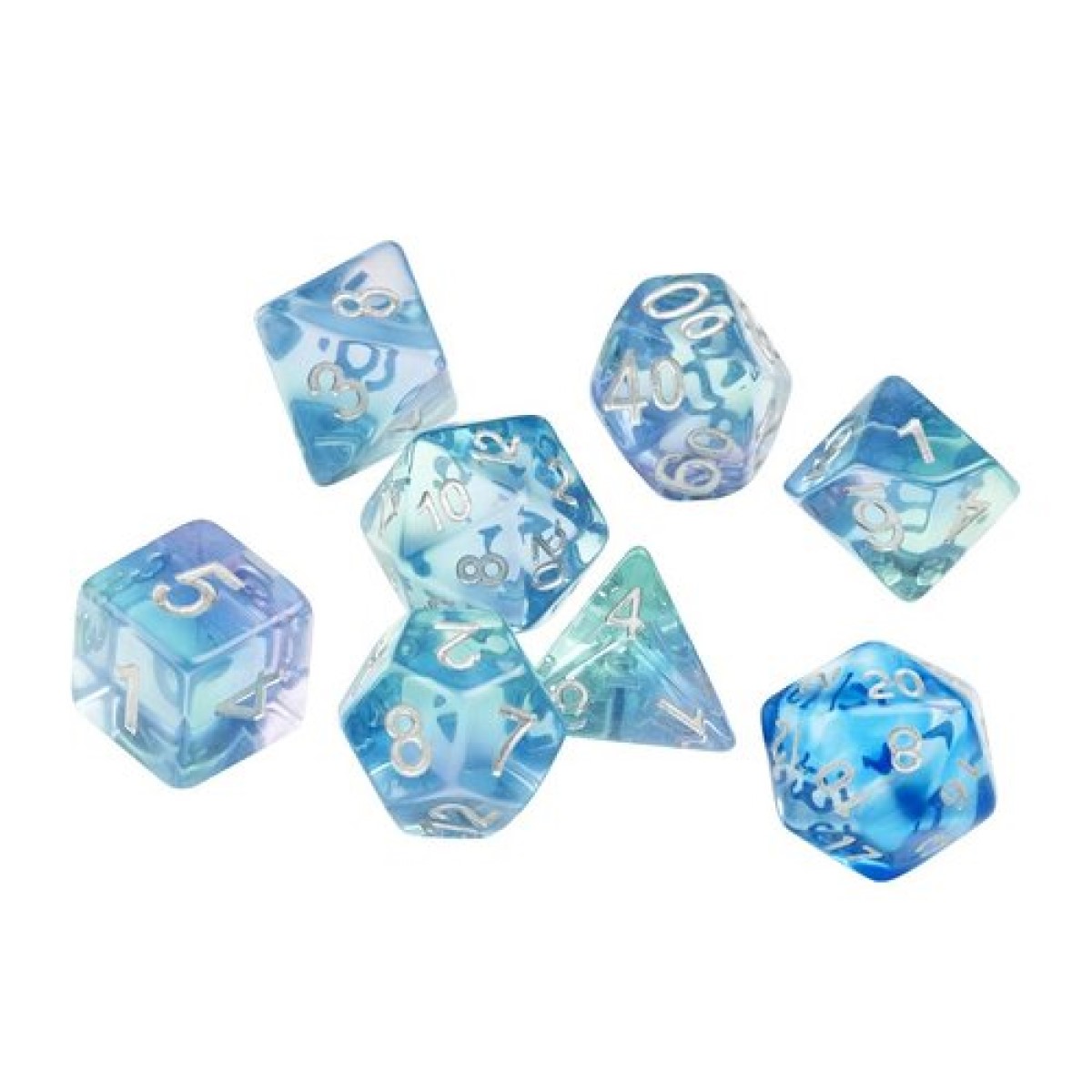 Sirius Dice Set - Emerald Waters