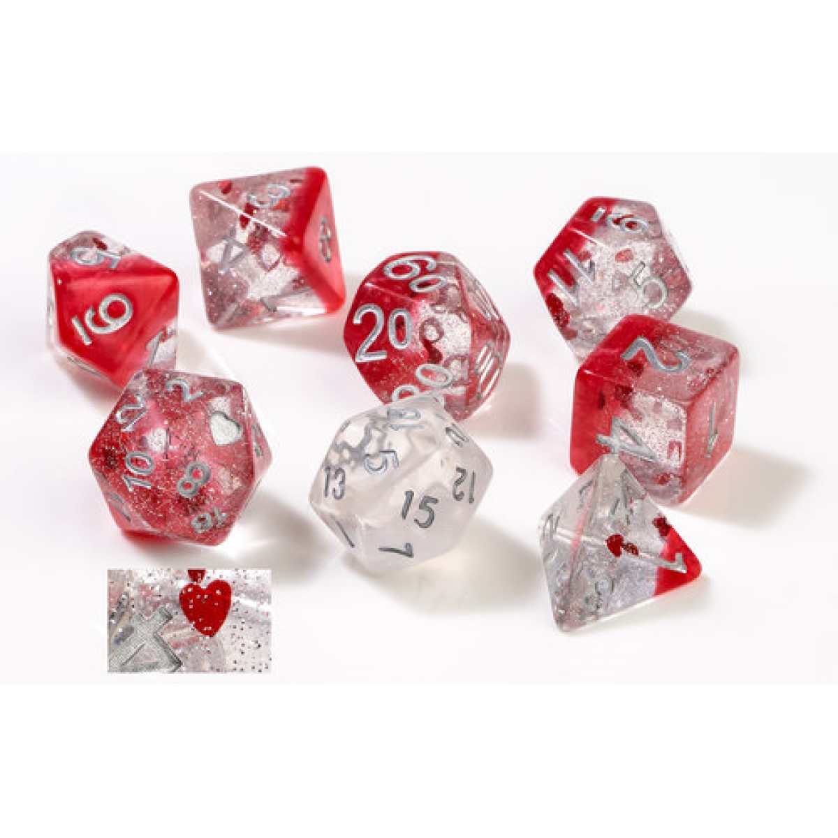 Sirius Dice Set - Hearts