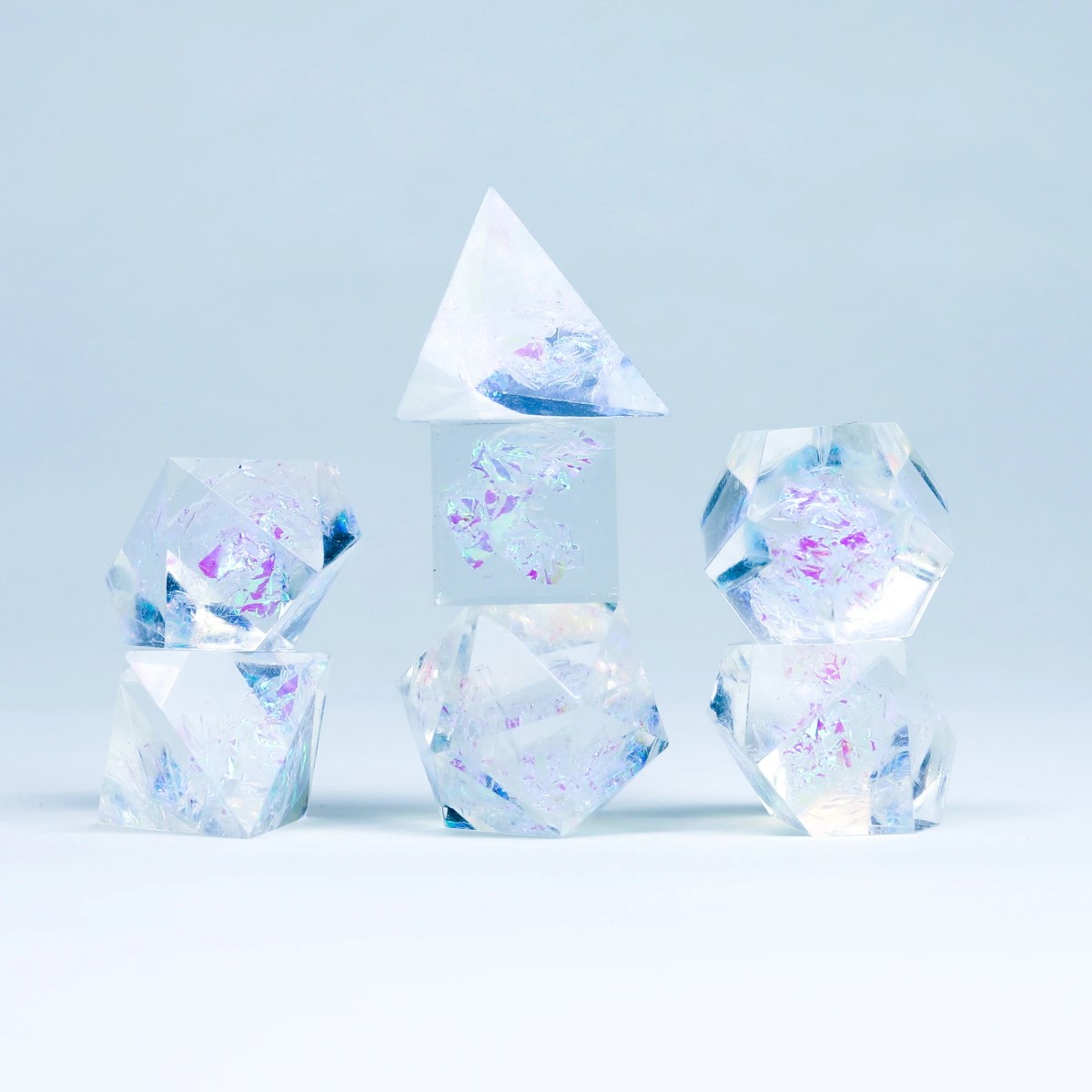 Sirius Dice Set - Clear Cloak & Dagger