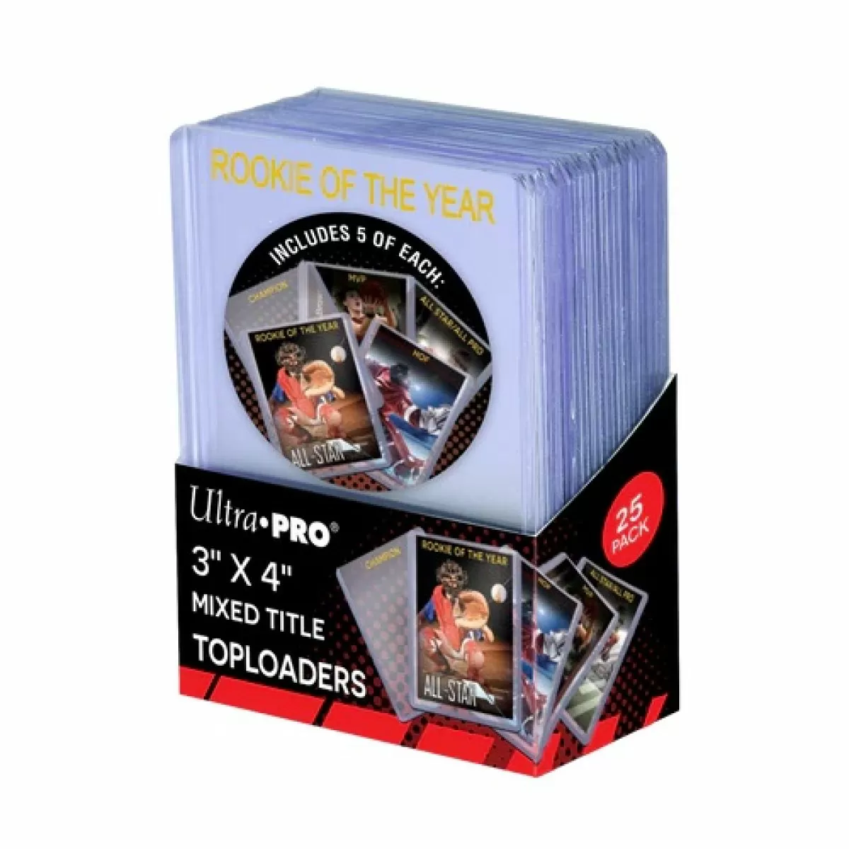Ultra Pro: 3" X 4" Mixed Title Toploader 25ct