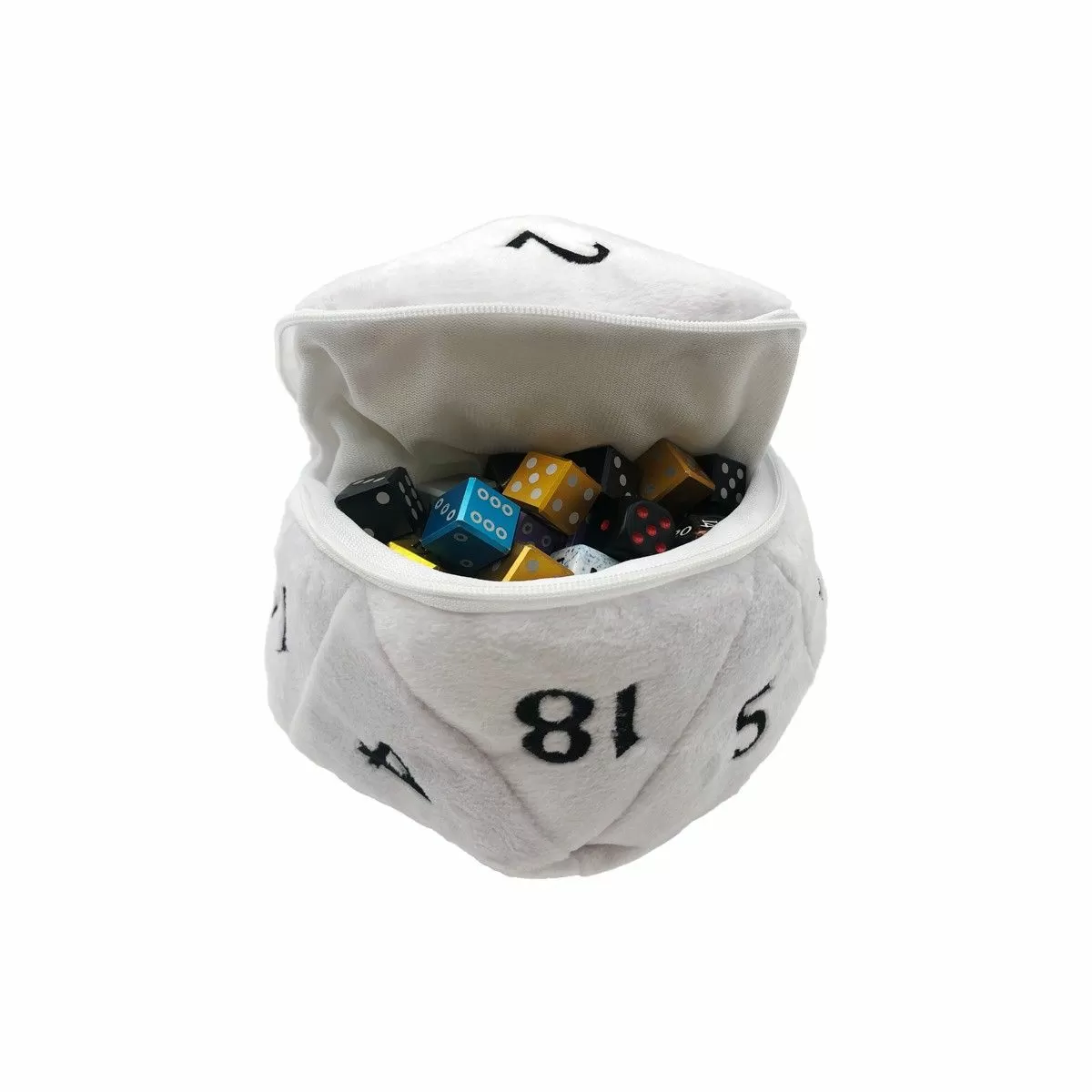 Ultra Pro: D20 Plush Dice Bag White