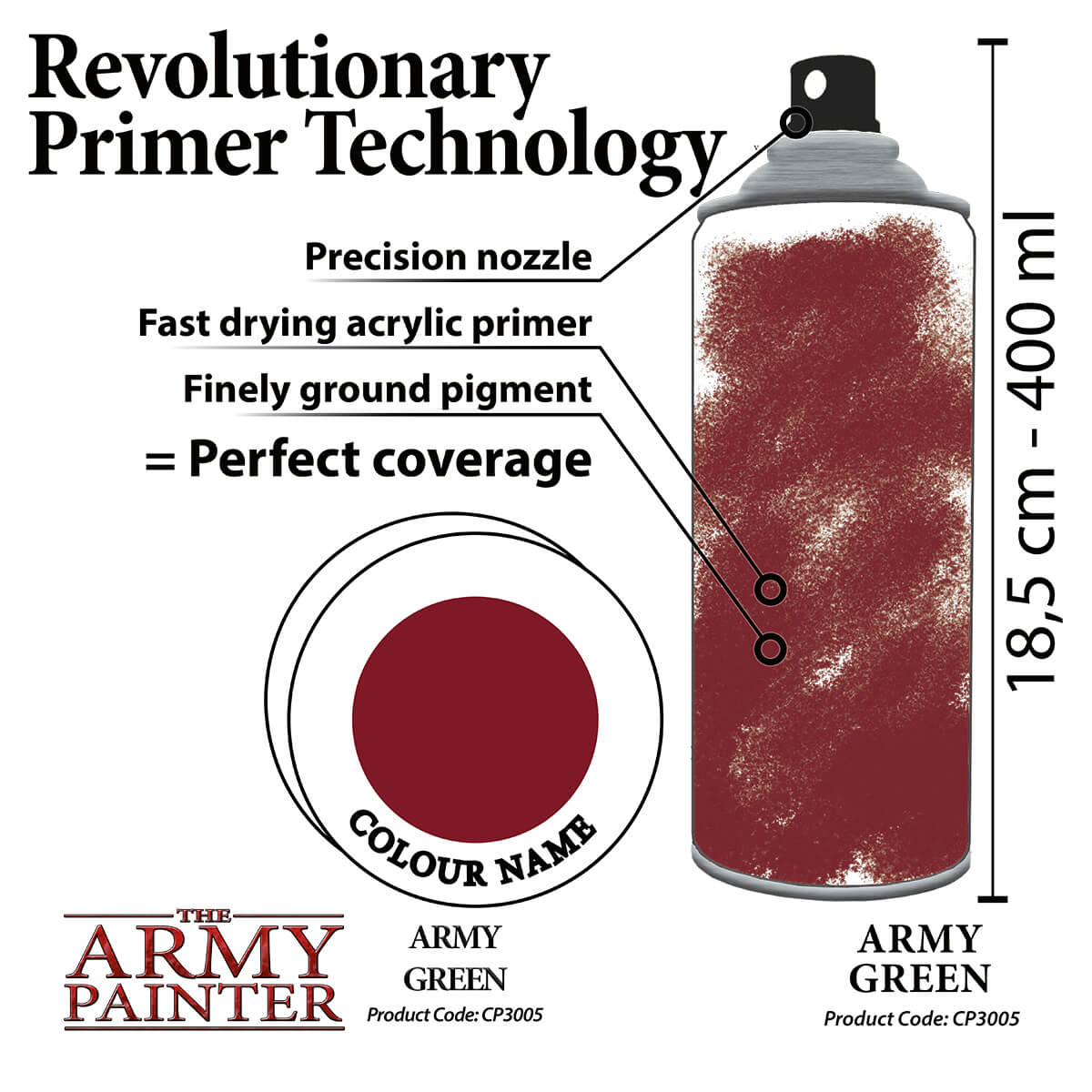 AP - Color Primer: Army green - Image 4
