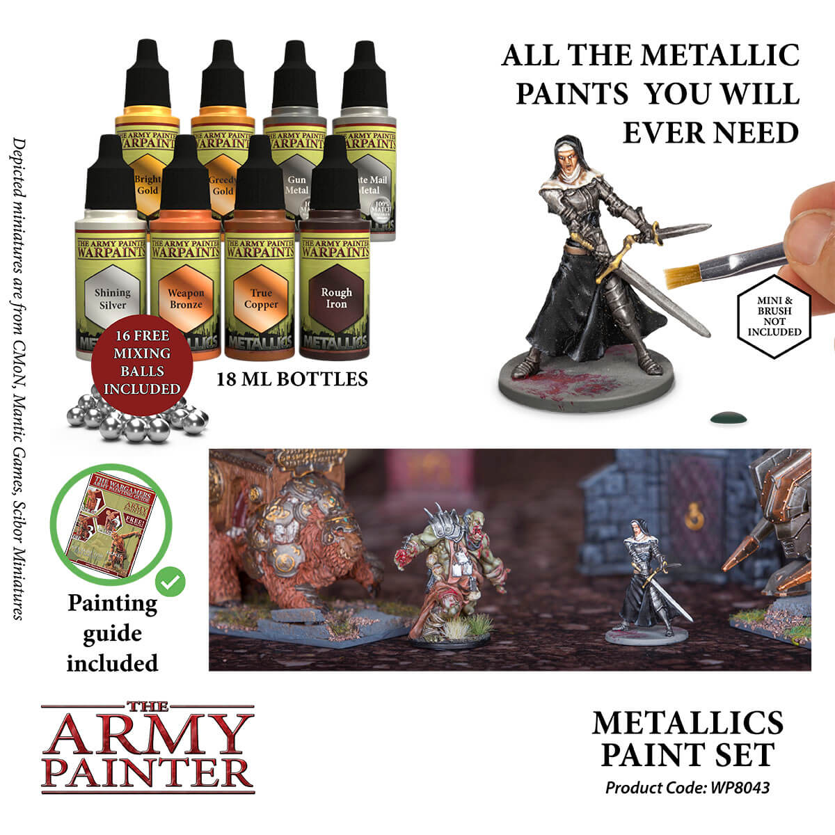 AP - Warpaints Metallic Paint Set - Image 2