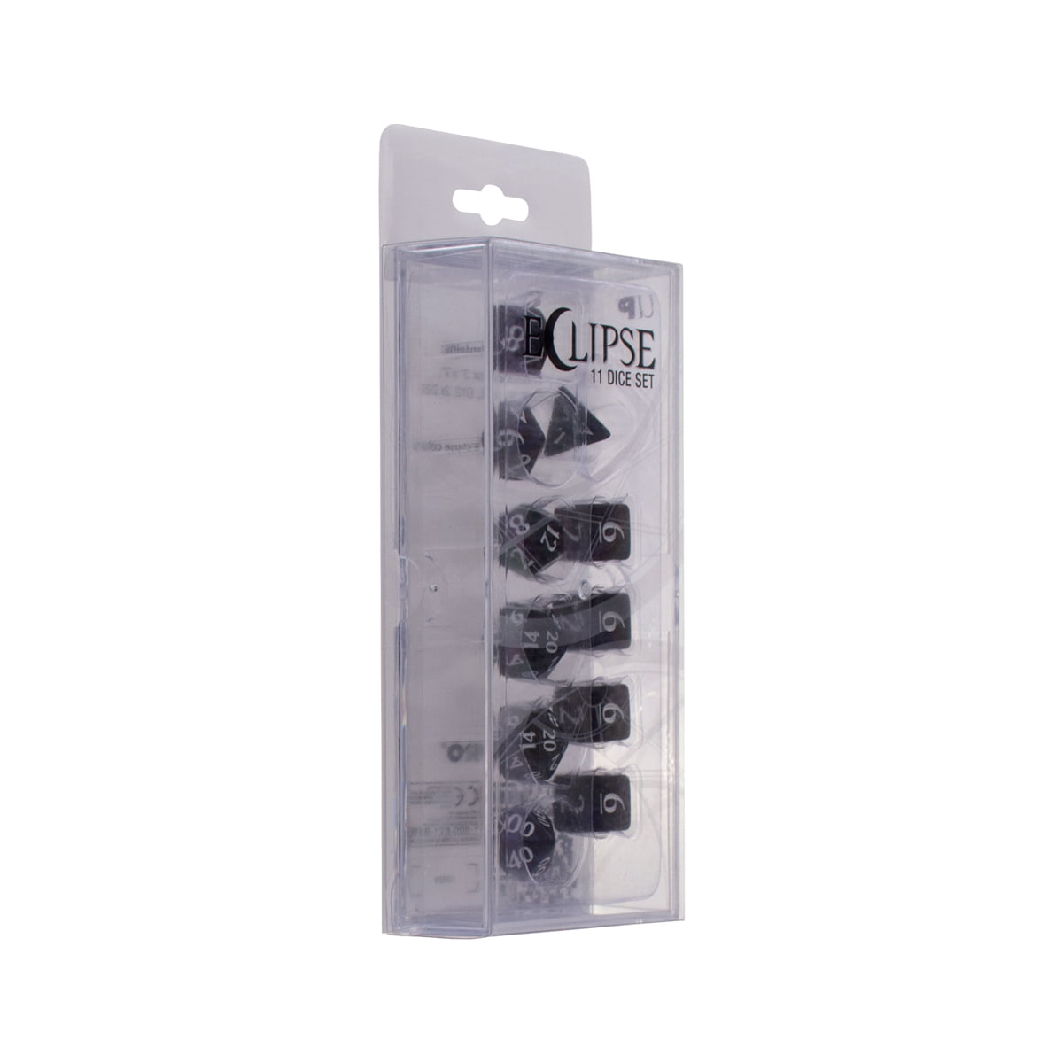Eclipse 11 Dice Set: Jet Black