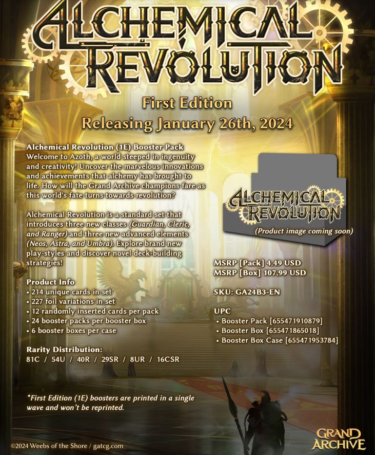Grand Archive - Alchemical Revolution Box (1st Ed) - Image 2