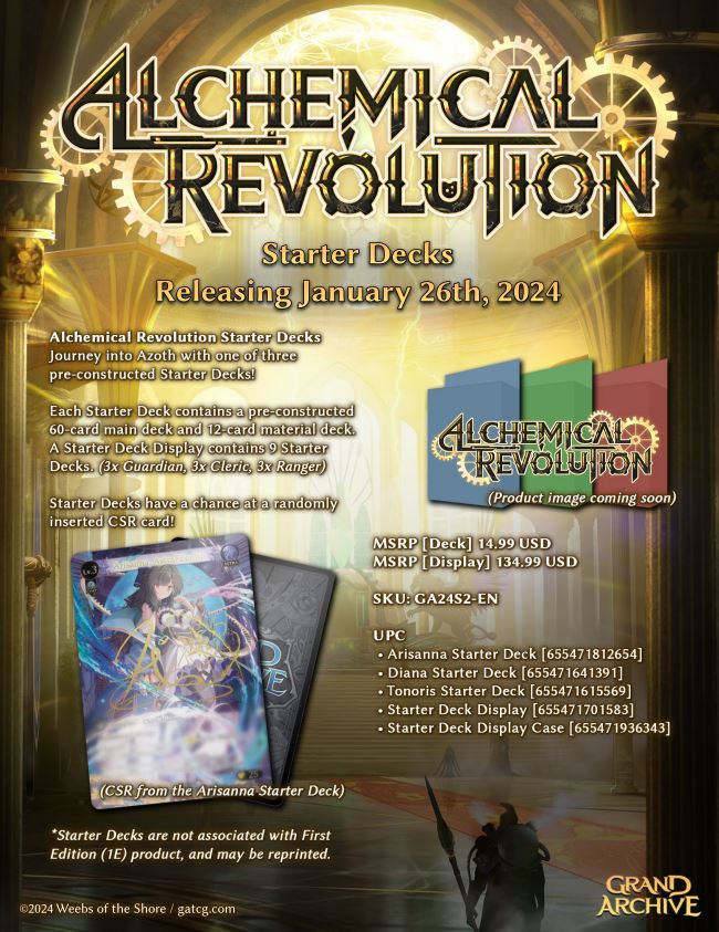 Grand Archive - Alchemical Revolution Starter Display - Image 2