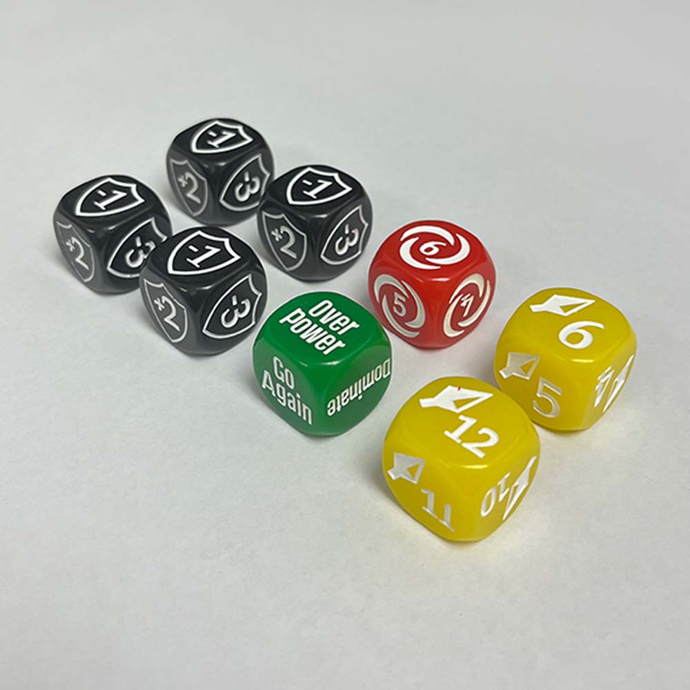 20mm Flesh and Blood Dice Set 8pc (Opaque) - Image 3
